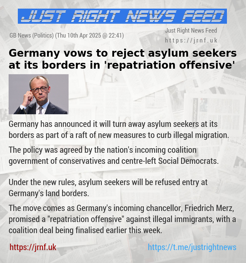 Germany vows to reject asylum seekers at its borders in ’repatriation offensive’