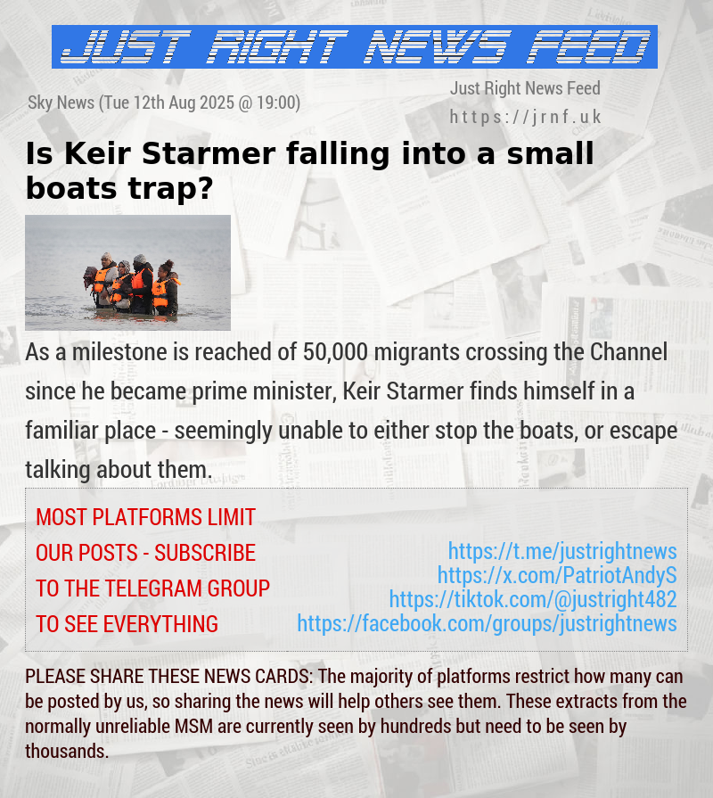 Is Keir Starmer falling into a small boats trap?