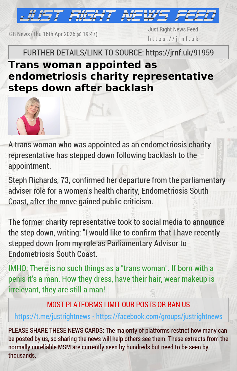 Trans woman appointed as endometriosis charity representative steps down after backlash