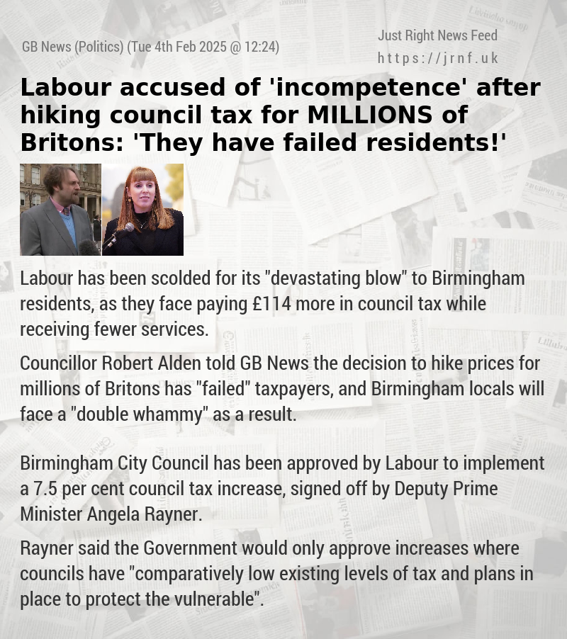 Labour accused of ’incompetence’ after hiking council tax for MILLIONS of Britons: ’They have failed residents!’