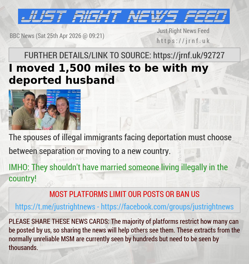 I moved 1,500 miles to be with my deported husband