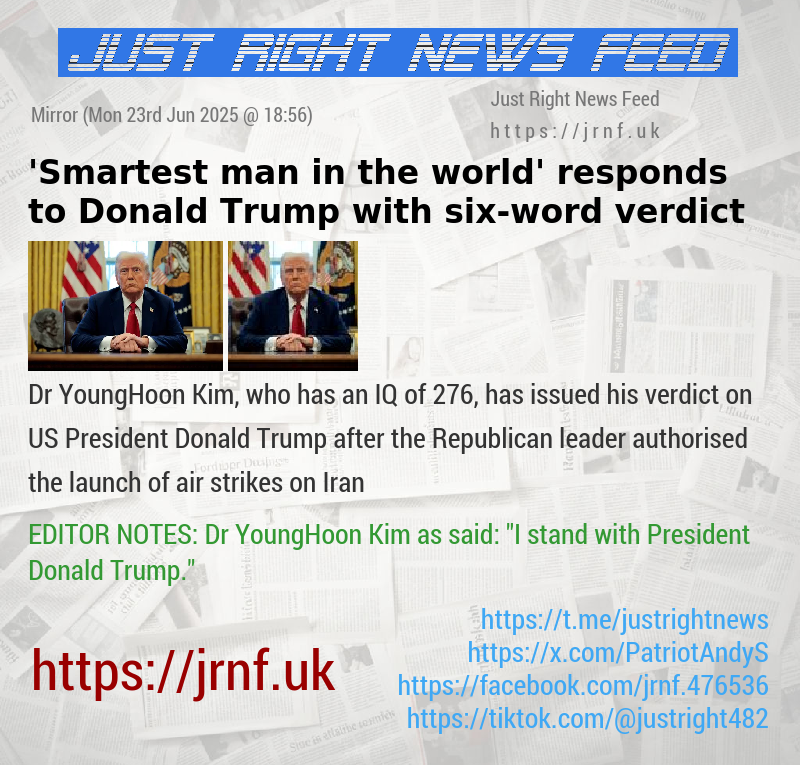 ’Smartest man in the world’ responds to Donald Trump with six—word verdict