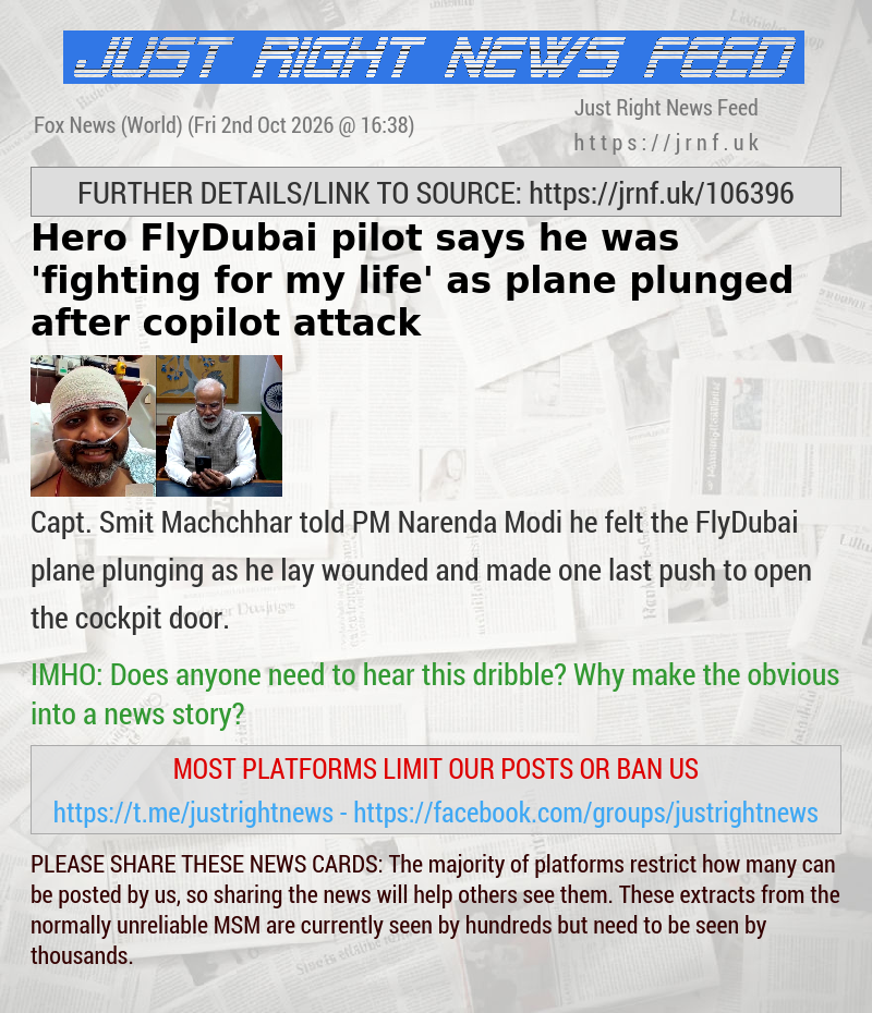 Hero FlyDubai pilot says he was ’fighting for my life’ as plane plunged after copilot attack