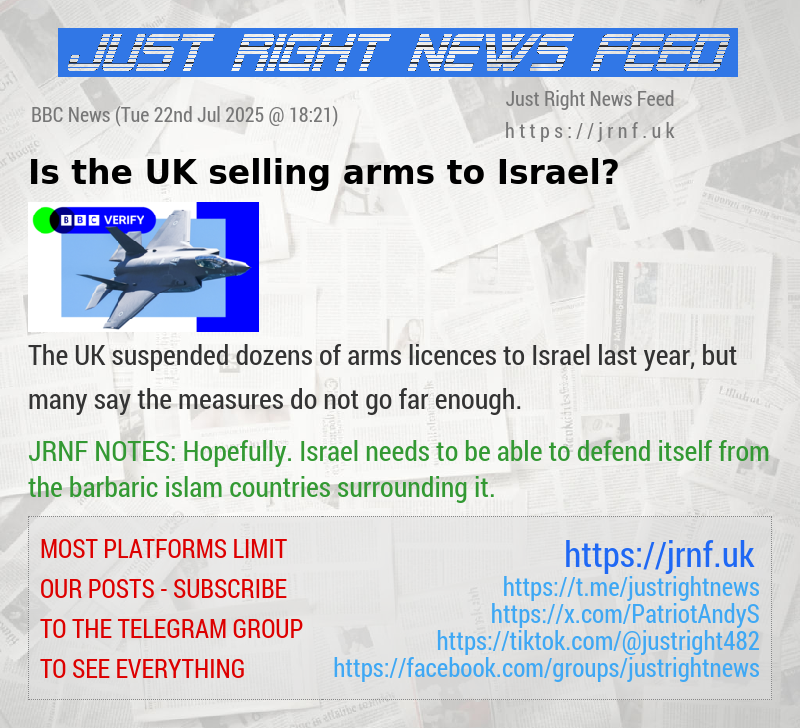 Is the UK selling arms to Israel?