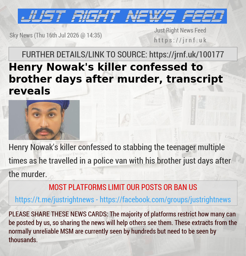Henry Nowak’s killer confessed to brother days after murder, transcript reveals