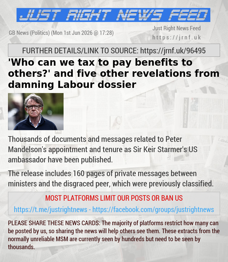 ’Who can we tax to pay benefits to others?’ and five other revelations from damning Labour dossier
