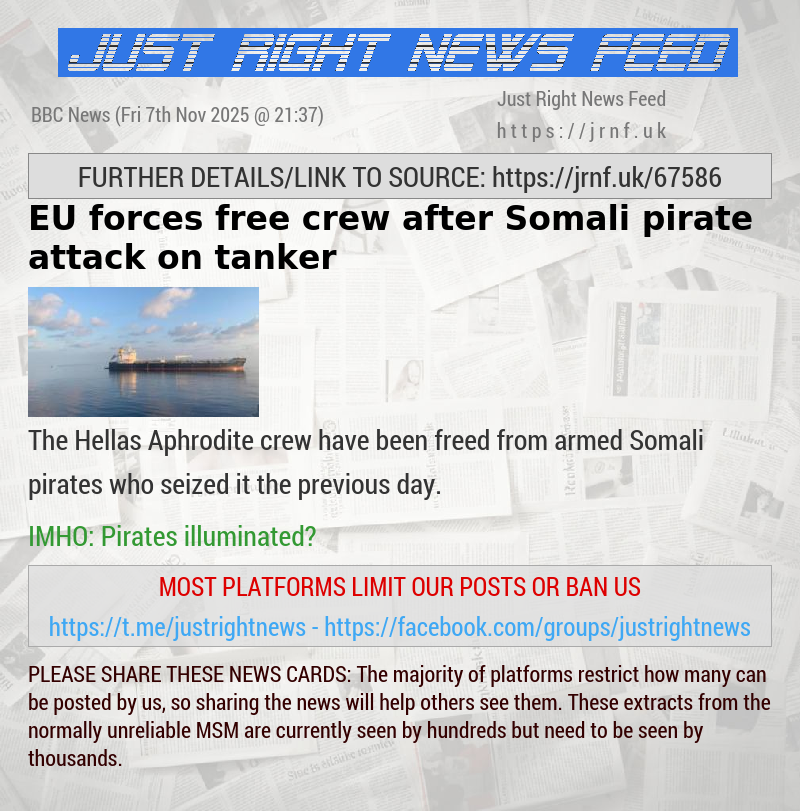 EU forces free crew after Somali pirate attack on tanker 
