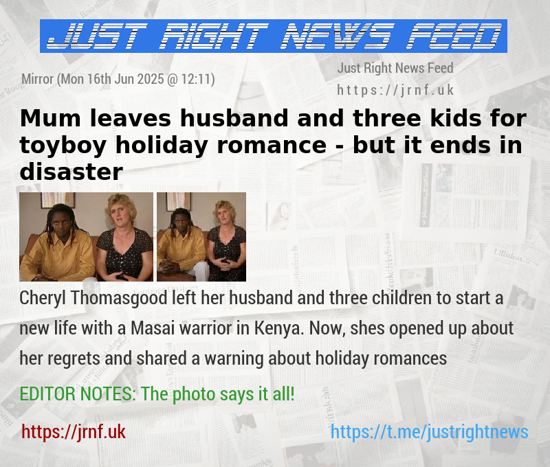 Mum leaves husband and three kids for toyboy holiday romance — but it ends in disaster