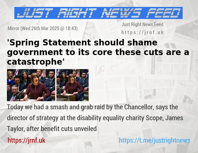 ’Spring Statement should shame government to its core — these cuts are a catastrophe’