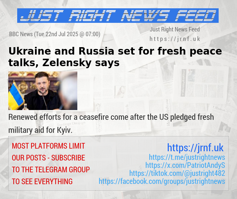 Ukraine and Russia set for fresh peace talks, Zelensky says
