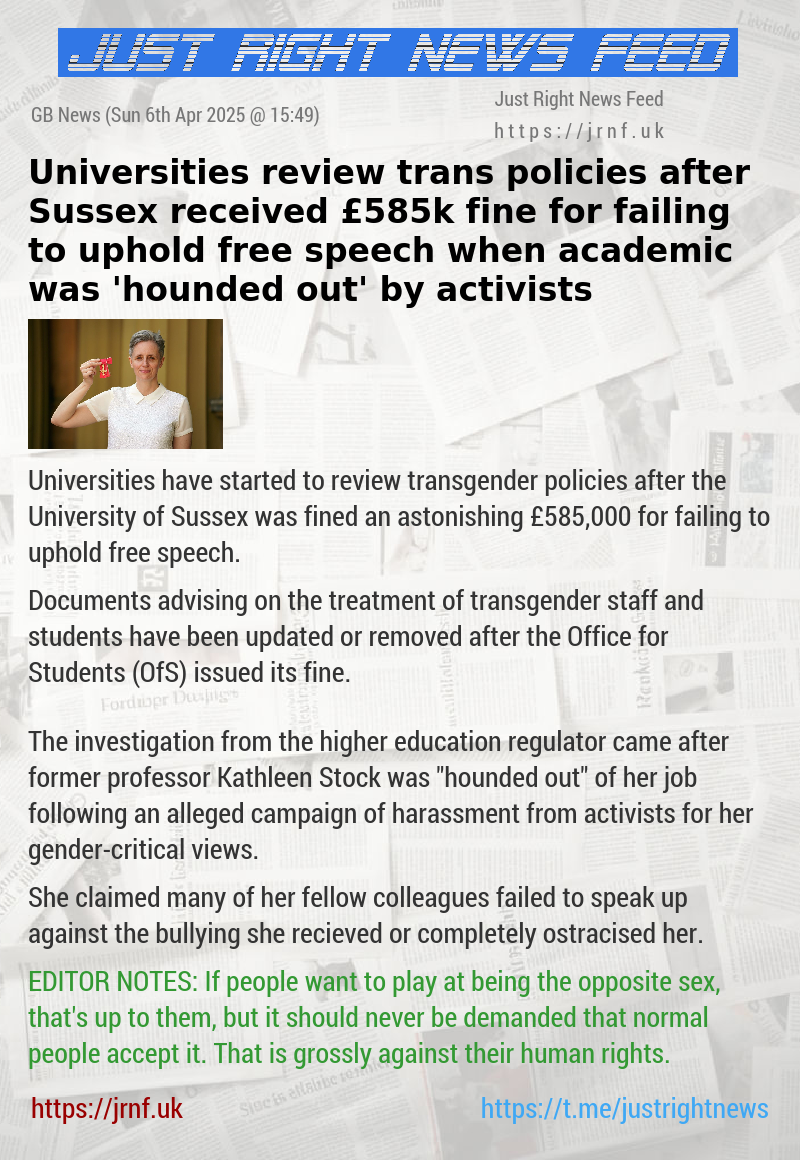 Universities review trans policies after Sussex received £585k fine for failing to uphold free speech when academic was ’hounded out’ by activists