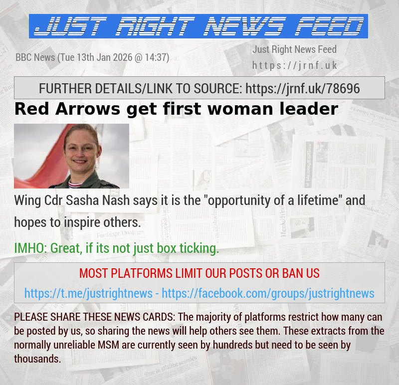 Red Arrows get first woman leader