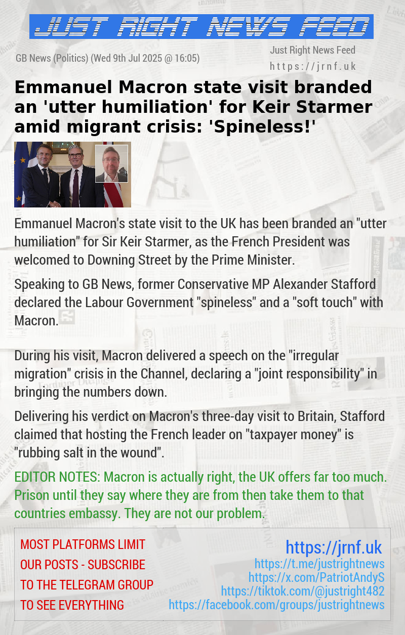 Emmanuel Macron state visit branded an ’utter humiliation’ for Keir Starmer amid migrant crisis: ’Spineless!’