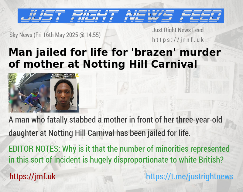 Man jailed for life for ’brazen’ murder of mother at Notting Hill Carnival