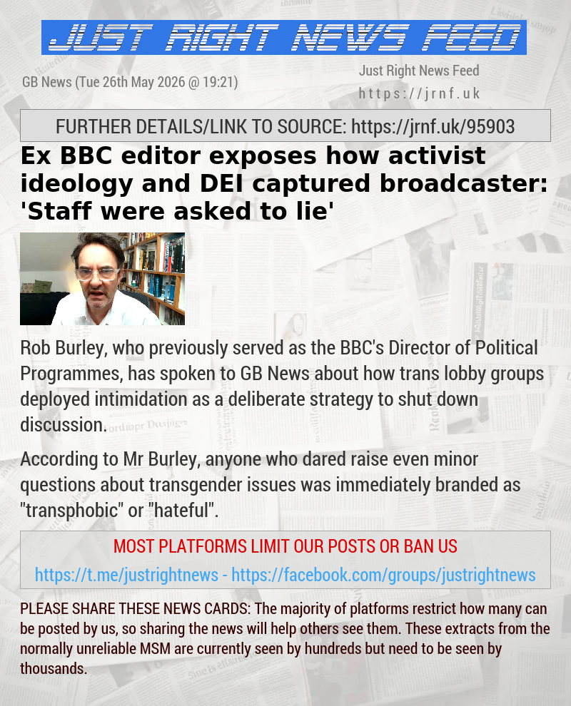 Ex—BBC editor exposes how activist ideology and DEI captured broadcaster: ’Staff were asked to lie’