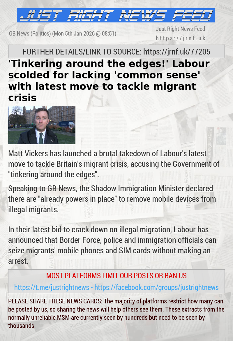 ’Tinkering around the edges!’ Labour scolded for lacking ’common sense’ with latest move to tackle migrant crisis