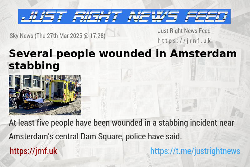 Several people wounded in Amsterdam stabbing