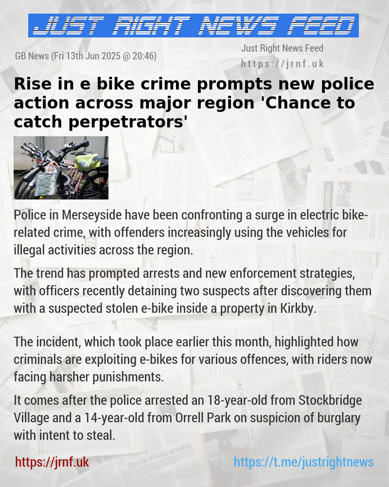 Rise in e—bike crime prompts new police action across major region — ’Chance to catch perpetrators’