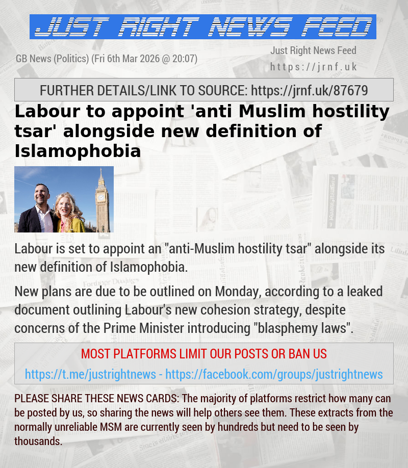 Labour to appoint ’anti—Muslim hostility tsar’ alongside new definition of Islamophobia