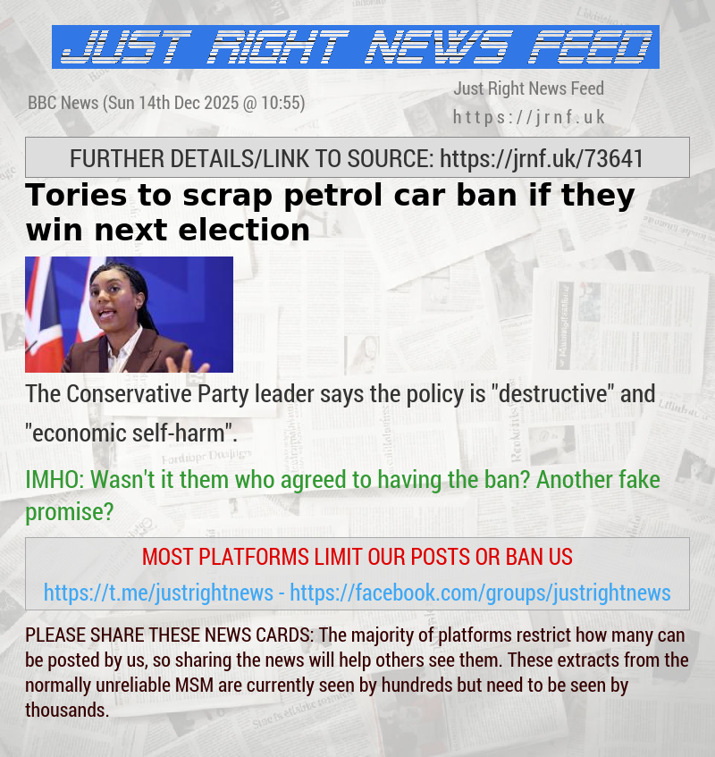 Tories to scrap petrol car ban if they win next election