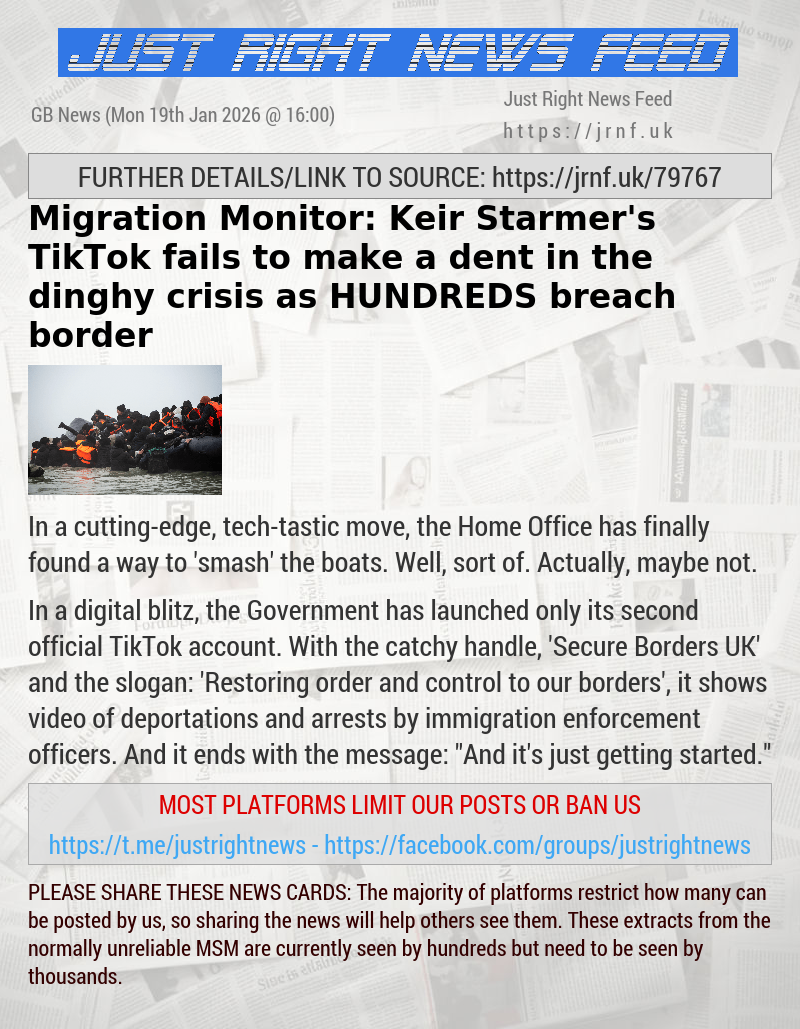 Migration Monitor: Keir Starmer’s TikTok fails to make a dent in the dinghy crisis as HUNDREDS breach border