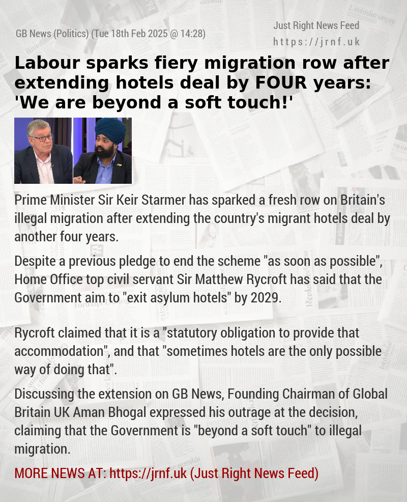 Labour sparks fiery migration row after extending hotels deal by FOUR years: ’We are beyond a soft touch!’