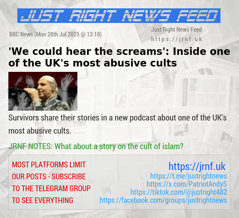 ’We could hear the screams’: Inside one of the UK’s most abusive cults