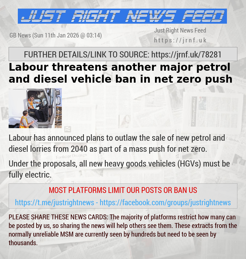 Labour threatens another major petrol and diesel vehicle ban in net zero push