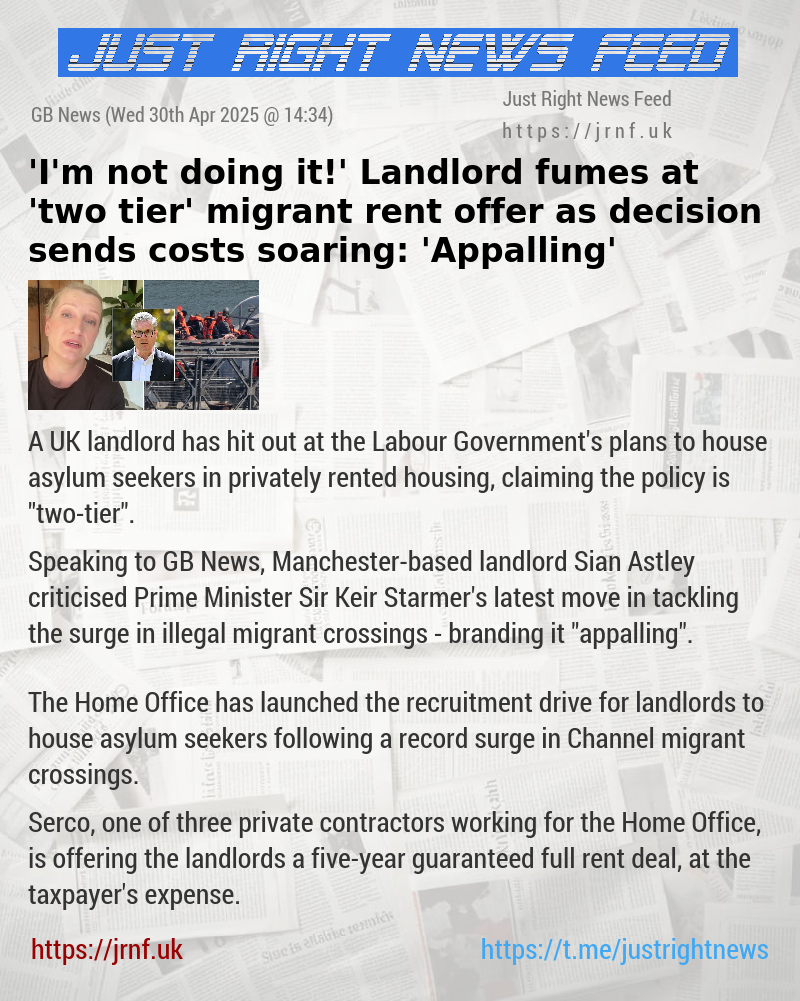 ’I’m not doing it!’ Landlord fumes at ’two—tier’ migrant rent offer as decision sends costs soaring: ’Appalling’