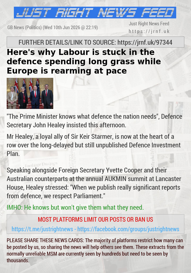 Here’s why Labour is stuck in the defence spending long grass while Europe is rearming at pace