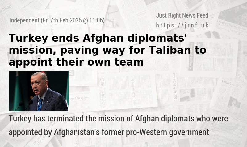 Turkey ends Afghan diplomats’ mission, paving way for Taliban to appoint their own team