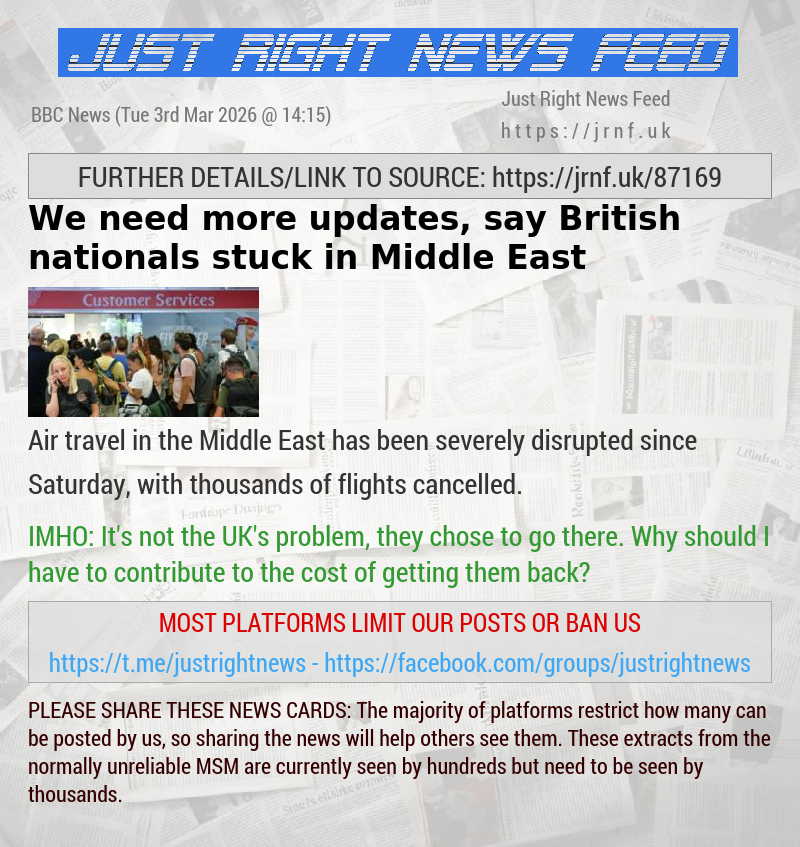 We need more updates, say British nationals stuck in Middle East