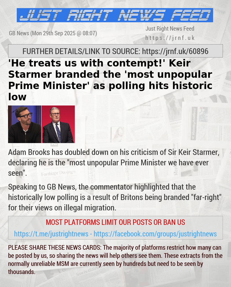 ’He treats us with contempt!’ Keir Starmer branded the ’most unpopular Prime Minister’ as polling hits historic low