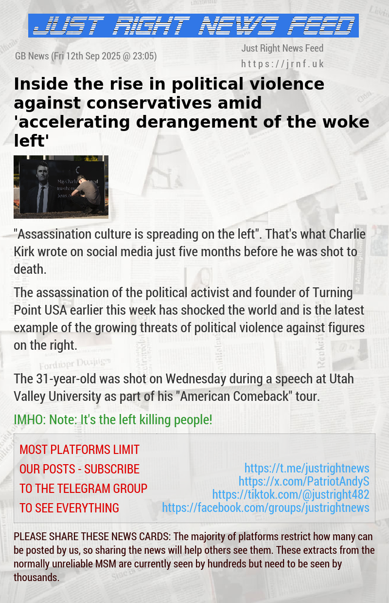 Inside the rise in political violence against conservatives amid ’accelerating derangement of the woke left’