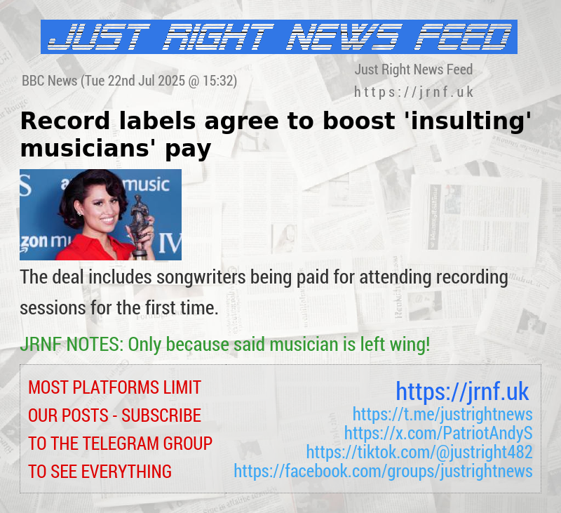 Record labels agree to boost ’insulting’ musicians’ pay
