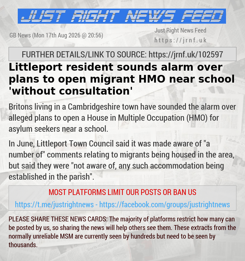 Littleport resident sounds alarm over plans to open migrant HMO near school ’without consultation’