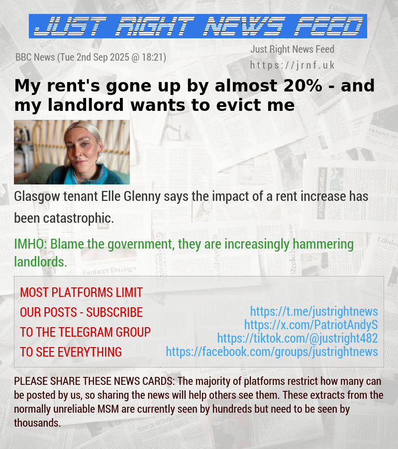 My rent’s gone up by almost 20% — and my landlord wants to evict me