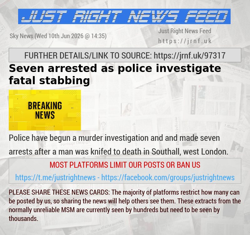 Seven arrested as police investigate fatal stabbing 