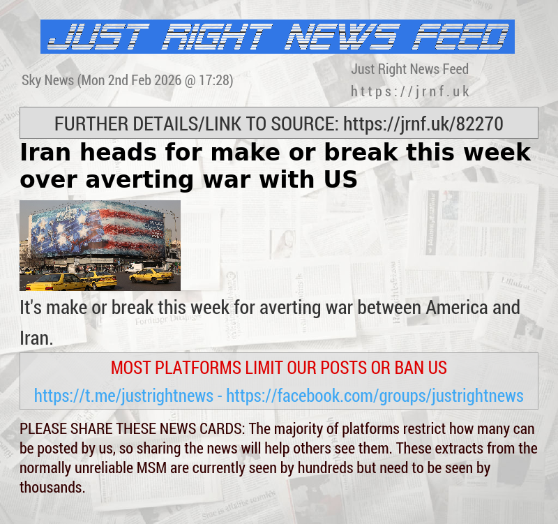 Iran heads for make or break this week over averting war with US