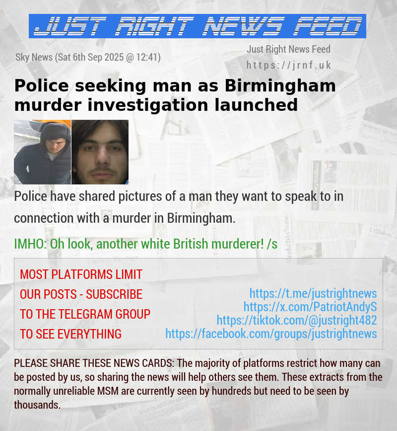 Police seeking man as Birmingham murder investigation launched