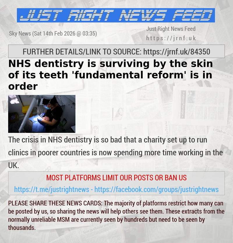 NHS dentistry is surviving by the skin of its teeth — ’fundamental reform’ is in order