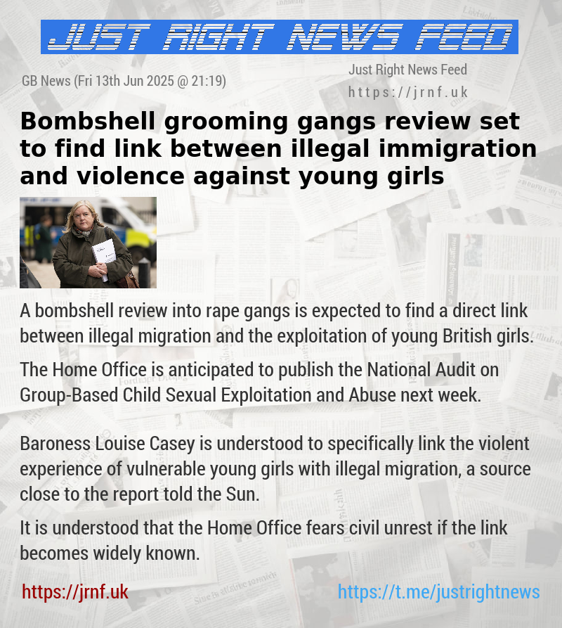 Bombshell grooming gangs review set to find link between illegal immigration and violence against young girls