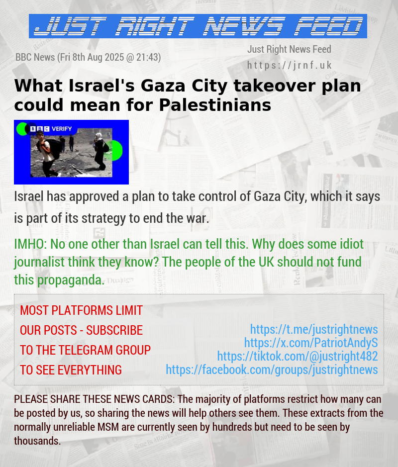 What Israel’s Gaza City takeover plan could mean for Palestinians