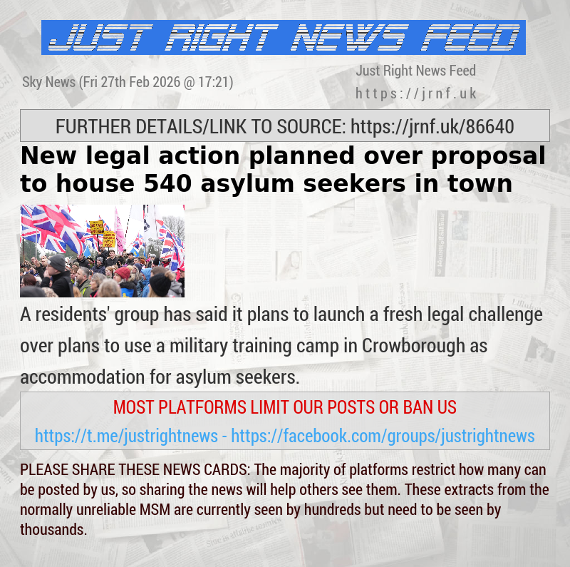 New legal action planned over proposal to house 540 asylum seekers in town
