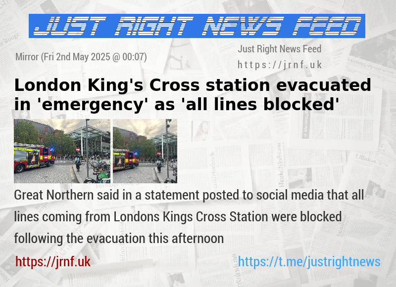 London King’s Cross station evacuated in ’emergency’ as ’all lines blocked’
